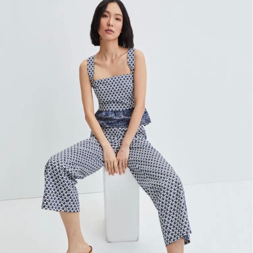 Veronica Beard printed top and pant set